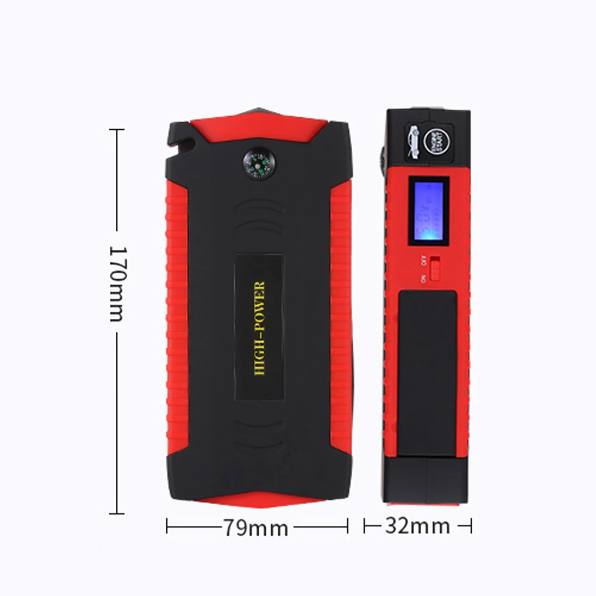 Car Battery Charger Portable 82800mAh 12V LCD 4USB Car Jump Starter Device Booster Charger Battery Power Bank LED Flashlight