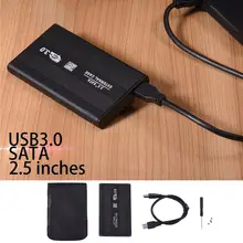 2,5 дюймов USB 3,0 внешний SATA HDD жесткий диск чехол коробка ПК настольный корпус коробка Высокая скорость 5 ГБ/сек. и 10 Гбит/с