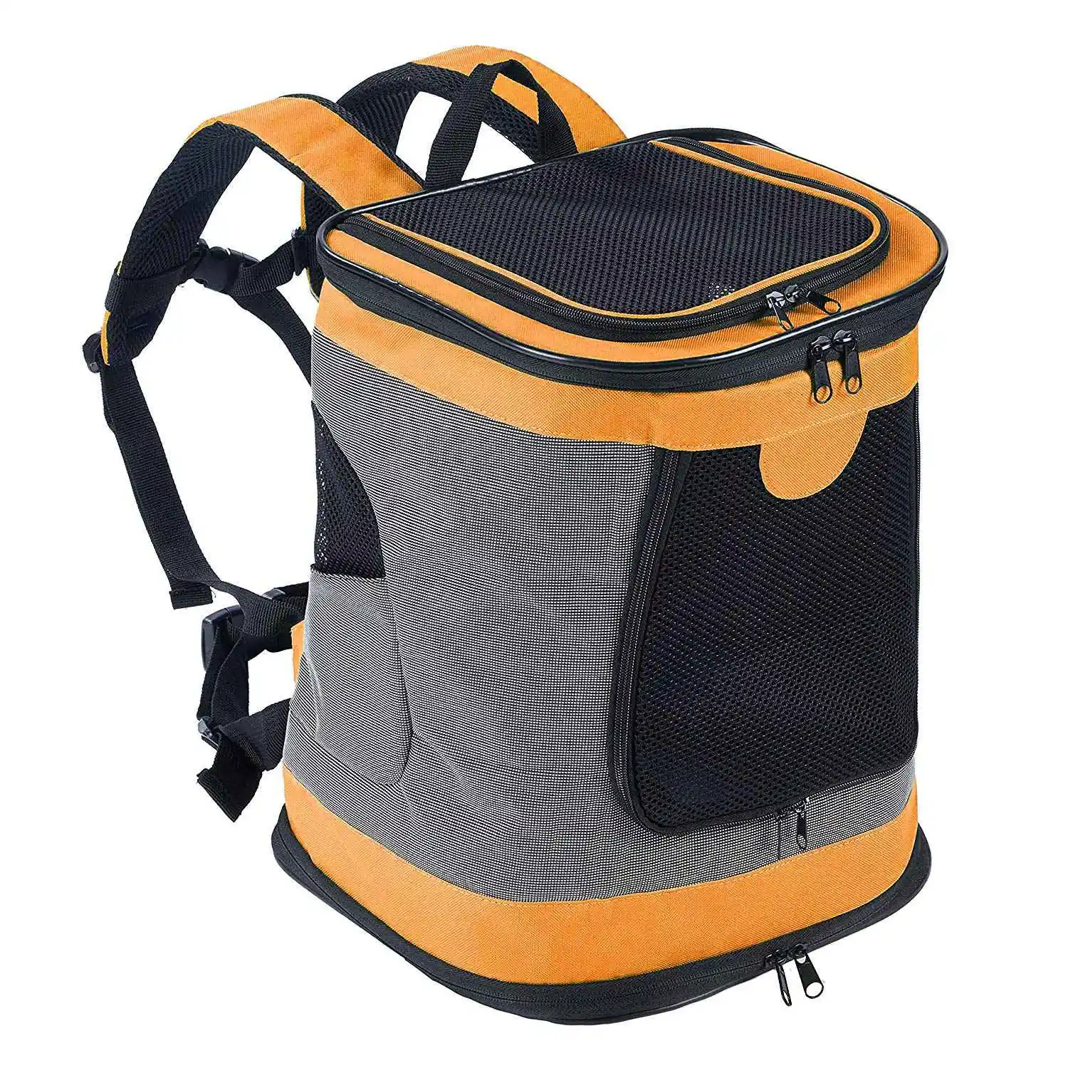 

Pet Carrier Backpack For Small Medium Dogs Cats, Airline Approved Bag With Mesh Windows For Travel, Hiking, Outdoor