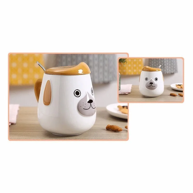 Кофейная кружка с мультипликационным 3D рисунком новинка керамические чашки для