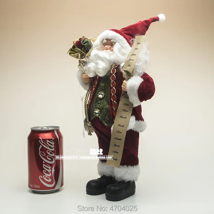 Оригинальный Санта Клаус 30 см Saint Nick Kris Kringle коллекция Санти фигурки плюшевые