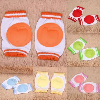 

1Pair baby knee pads Infants crawling knee pads Cotton Safety Crawling Elbow Cushion Toddlers knee protectors for children