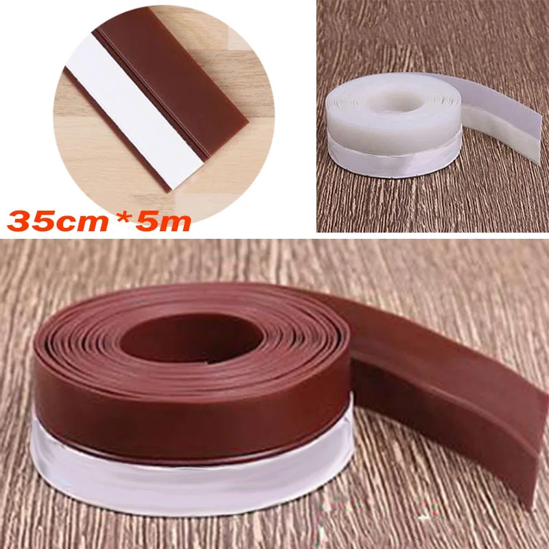

35mm*5M Under Door Draft Stopper Sweep Weather Stripping Door Bottom Seal Strip