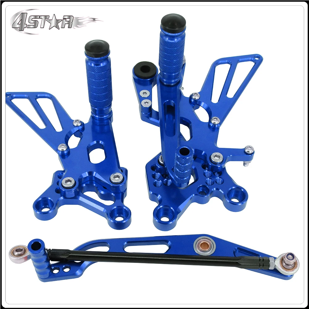 Мотоцикл CNC Алюминиевые Регулируемые Подножки для ног педали YAMAHA YZFR6 YZF R6 2006