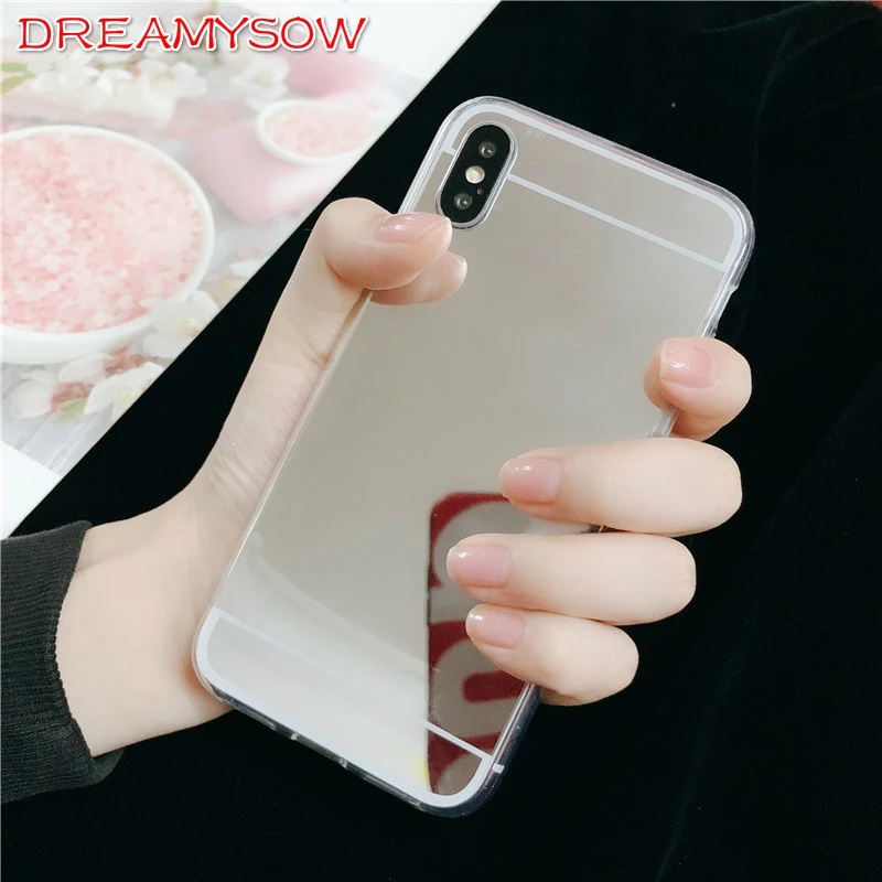 

Make Up Mirror Case For Honor 8X 8C 8A 10 Lite 7A 7C Pro case on Huawei Y9 2019 Y8 Y7 Y6 Y5 Y3 2018 Max3 soft TPU Silicone Cover