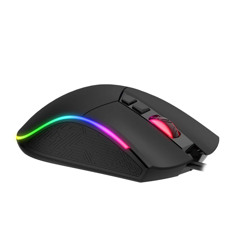 Игровая мышь HAVIT 7200 1200 dpi перезаряжаемая 7 кнопок RGB с подсветкой USB Проводная