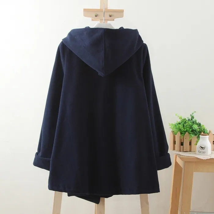 Finest Women Winter Coat Red Cape Wool Clothes Autumn Jackets And Coats Wool Windbreaker For Female 2019 N