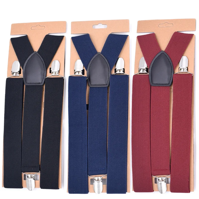 Взрослый y-тип трехзажимные мужские ремни эластичные регулируемые Длинные многоцветные ремни высокого качества подвязка Мода