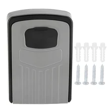 MOOL ящик для ключей 4-разрядный Регулируемый Комбинации ящик для ключей с паролем повышенной безопасности замок Организатор настенный Сейф для хранения ключей