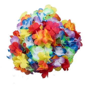 

Hawaiian flower necklace 10pcs costume accessory for Party Costumes