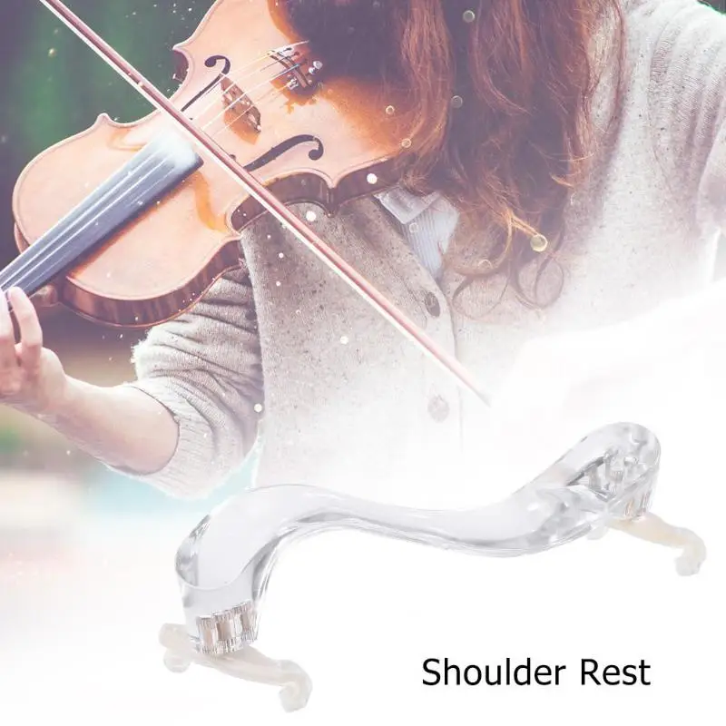 

Universal Violin crystal Shoulder Rest Adjusting 4/4 3/4 Violin Shoulder Pad Holder Violin concert Trainning accessories