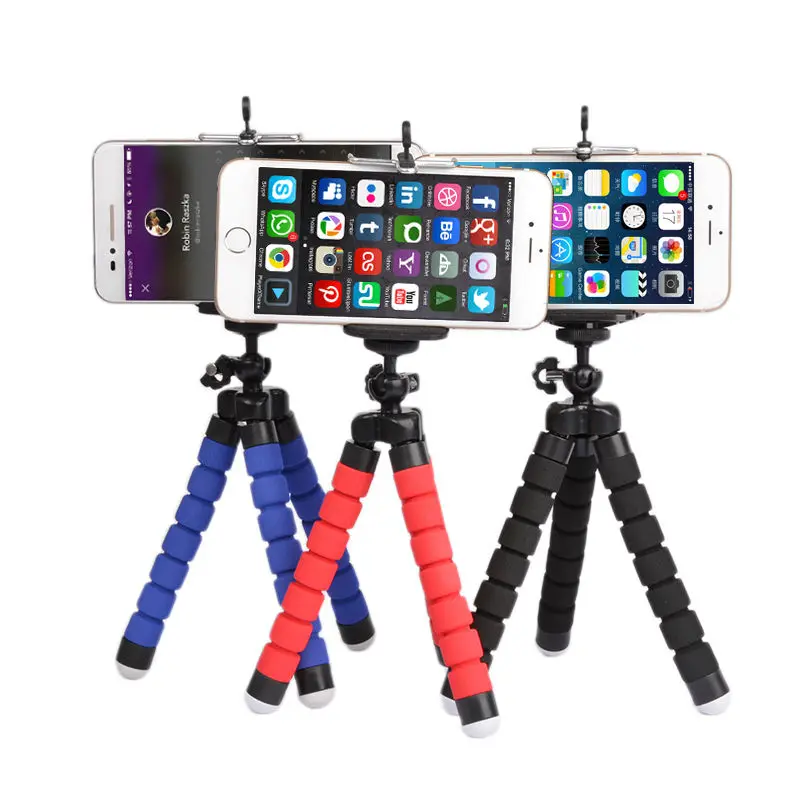

Mini Tripod Digital Camera Mobile Phone Stand Flexible Grip Octopus Monopod Flexible for Gopro Hero for Octopus Digital Camera