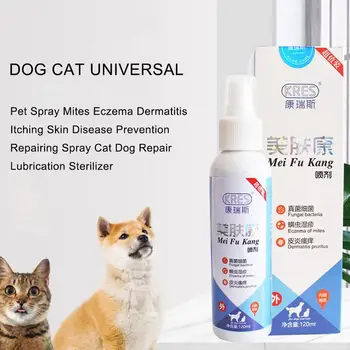 

Pet Spray Mites Eczema Dermatitis Itching Skin Disease Prevention Repairing Spray Cat Dog Repair Lubrication Disinfectant