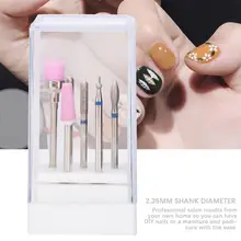 7 шт./компл. ногтей бор, фрезы, Насадки Набор шлифовальных головок Электрический Маникюр Педикюр Nail Art инструменты аксессуары