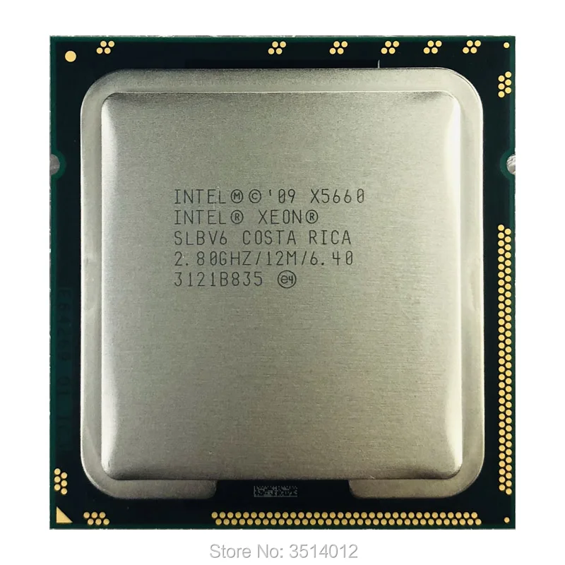 

Intel Xeon X5660 2.8 GHz Six-Core Twelve-Thread CPU Processor 12M 95W LGA 1366