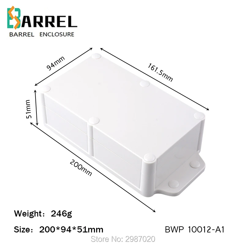 200*94*51 мм IP68 водонепроницаемый пластиковый электронный проект enclosoure Корпус Водонепроницаемый Открытый печатная плата распределения распределительная коробка