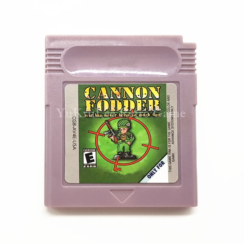 

Video Game Cartridge Card Cannon Fodder for 16 Bit Game Console US/EU Version English Language