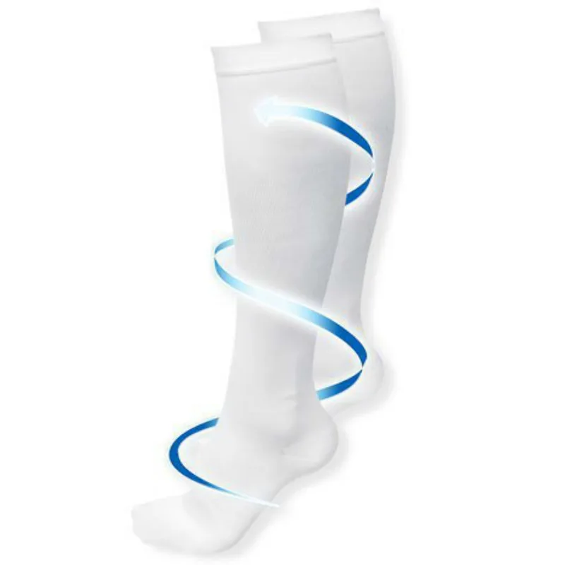 HJKYT GM Компрессионные носки для кормящих, давление для мужчин и женщин, варикозное расширение вен, облегчение боли, колено, высокая поддержка ног, чулки, нейлон