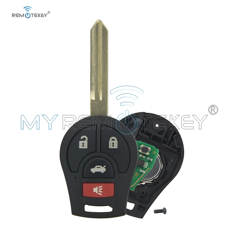 

Remtekey CWTWB1U751 remote key 434mhz with ID46 chip 3 button with panic for Nissan Cube Rogue Juke Versa 2008 - 2014