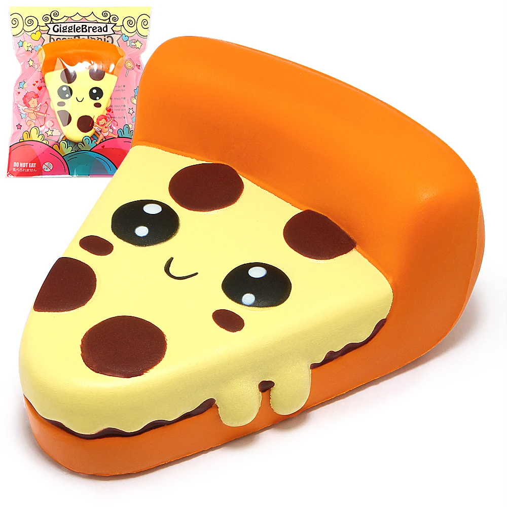 

Kawaii Squishy Pizza Squishies Cream Scented Slow Rising Kids Toys Stress Relief Toy