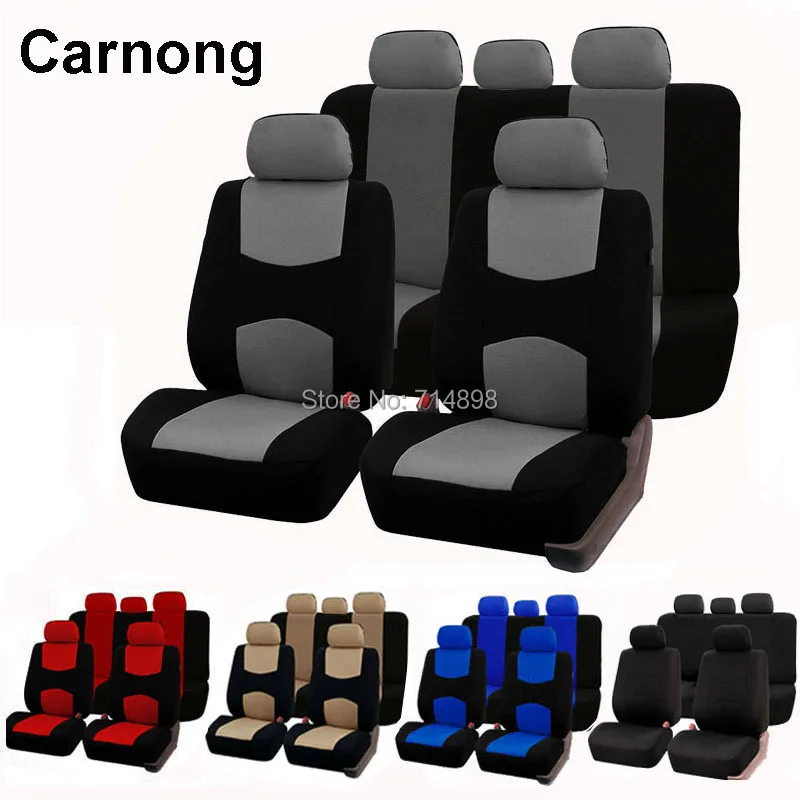 Carnong font b Car b font Seat Cover Universal 4pcs or 9pcs front set font b