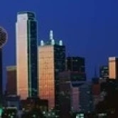 Night Cityscape Dallas Texas USA Poster Print (38 x 12) | Дом и сад