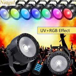 2 шт./лот RGB + UV эффект 30 W света удара/мини-DMX512 светодиодный шайбы стены/удара номинальной светодиодные диско-фонари профессиональных DJ