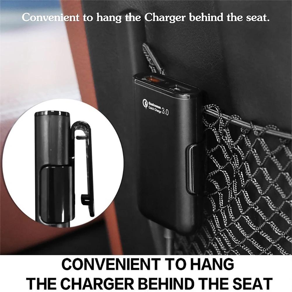 Универсальное автомобильное зарядное устройство с 4 портами QC 3 0 USB Автомобильное