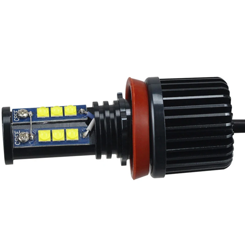 

2pcs Set High Power 120W H8 Angel Eyes LED Light White 6000 K 1600LM For BMW E90 E92 X5 E71 X6 E82 M3 E60 E70