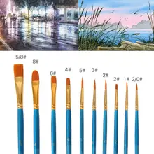 Новая картина ручки-щетки комплект для акварели синий пакет около 22 см/8,7 дюйма картина с каллиграфией Pen Инструменты