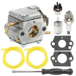 Карбюратор + свечей зажигания для зама Carb C1U-P10A C1U-P14A Walbro WT-827 WT-827-1 Carb WT-149A WT-275 WT340-1 WT454 WT526 Топливопровод