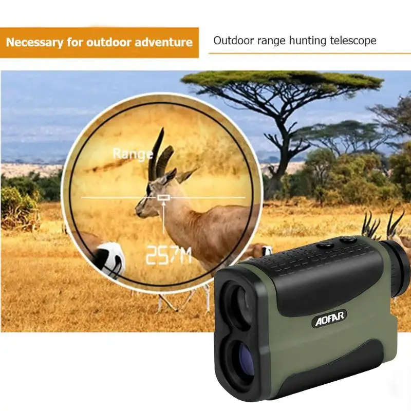 6X 700m Laser Rangefinder Monocular Outdoor Distance Meter Tester Golf Rangefinder Hunting Measure Telescope Range Finder