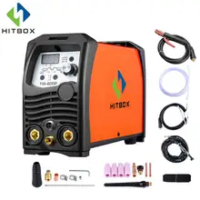HITBOX Tig сварочный аппарат ARC Tig Pulse TIG Dual 110 В 220 В напряжение 3 в 1 TIG200P аргоновая сварочная машина инвертор сварочный аппарат