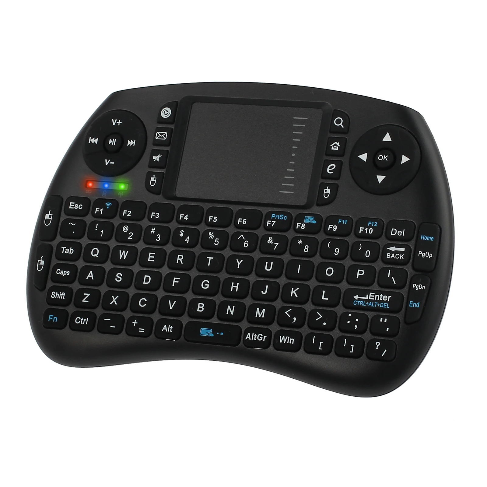 PROSTER 2 4G мини беспроводная клавиатура с тачпадом новые мультимедийные клавиши для
