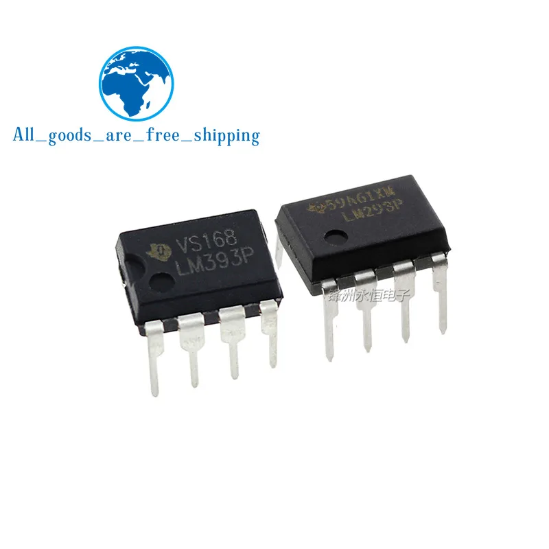 

10PCS LM393P DIP8 LM393 DIP LM393N 393 DIP-8 new and original IC