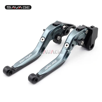 

Brake Clutch Lever For Kawasaki Kle 650 Versys 2006 2007 2008 Titanium Motorcycle Adjustable Folding Extendable Logo Versys