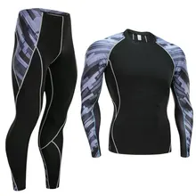 Термобелье для мужчин s комплект нижнего белья компрессионные быстросохнущие колготки Теплые базовый слой зимние мужские флисовые подштанники s M L XL XXL 3XL 4XL