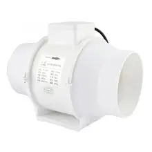 220 В 6.56in тихий вытяжной встроенный воздуховод для гидропоника, шатер для выращивания вентиляции с двойной скоростью