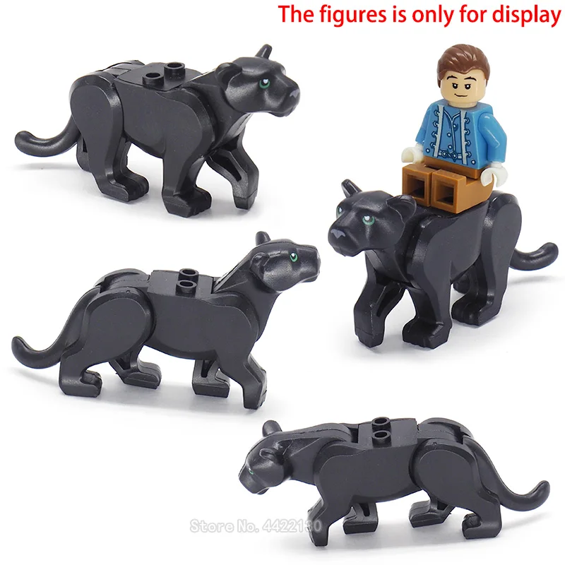 

Rapid Black Panther Building Blocks Series Match Diy City animal world Figures Mini Model MOC Child Toy Gift With Legoinglys