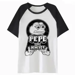 Pepe My Homeboy Футболка harajuku, одежда для мужчин, футболка в стиле хип-хоп, забавная Мужская футболка, уличная футболка, топ для PF2767