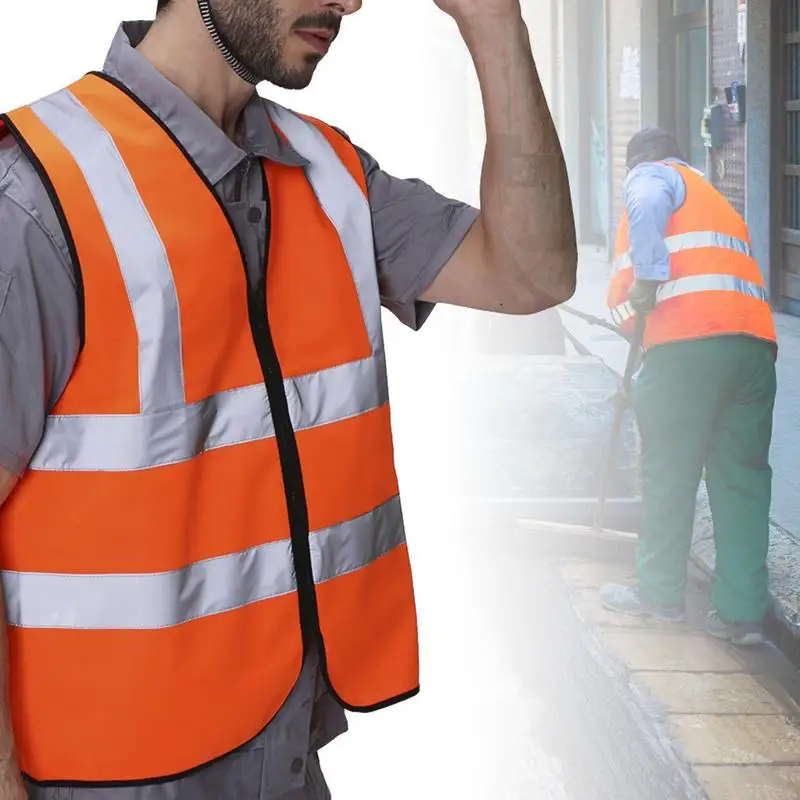 Уличная Ночная езда бегущая Hi-Vis безрукавка Светоотражающая куртка жилет безопасности жилет для велоспорта