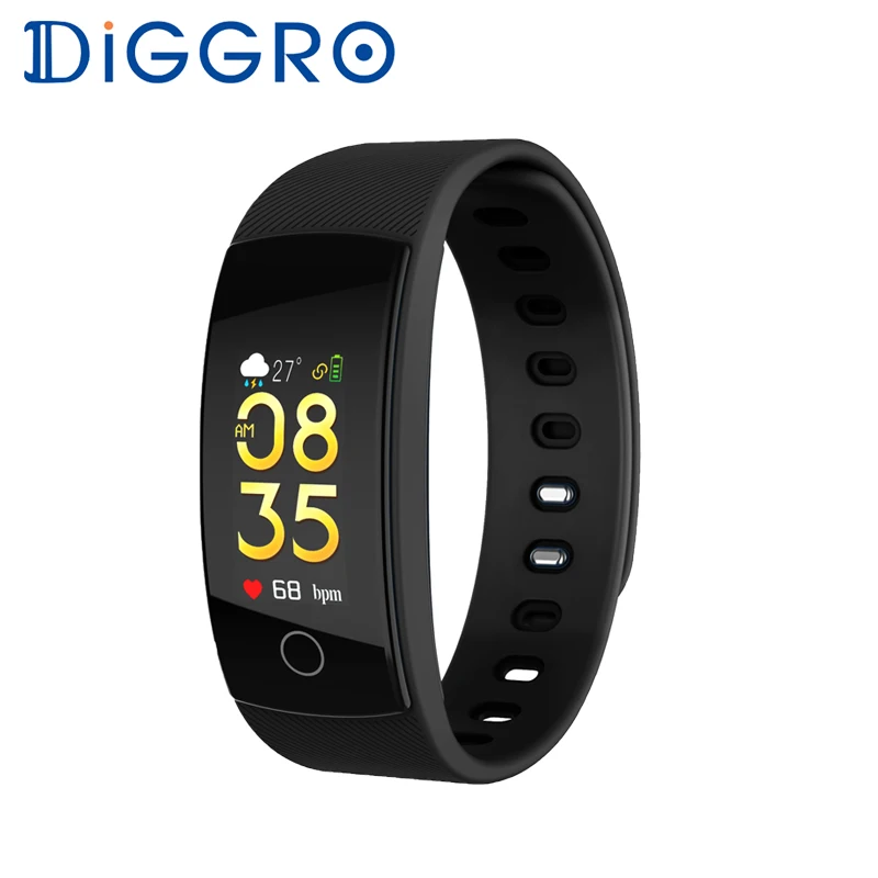 

Diggro QS80 PLUS smart bracelet blood oxygen sleep monitoring heart rate blood fitness tracker waterproof fitness smart bracelet