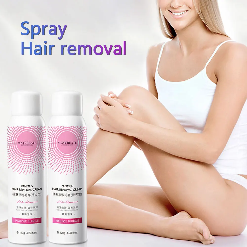 

Spray Away Painless Hair Mousse Remover Cream Bikini Hand Leg Depilatory Cream Smooth Skin Body Master Hair Remover Foam Mousse