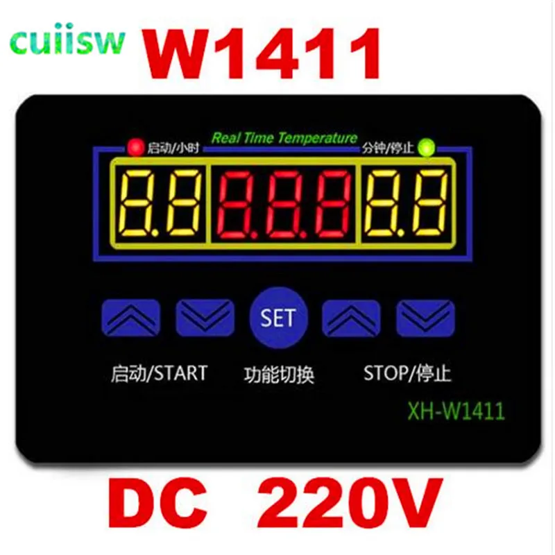 

LED digital thermostat AC220V/12V 10A temperature control switch sensor is suitable for aquaculture greenhouses