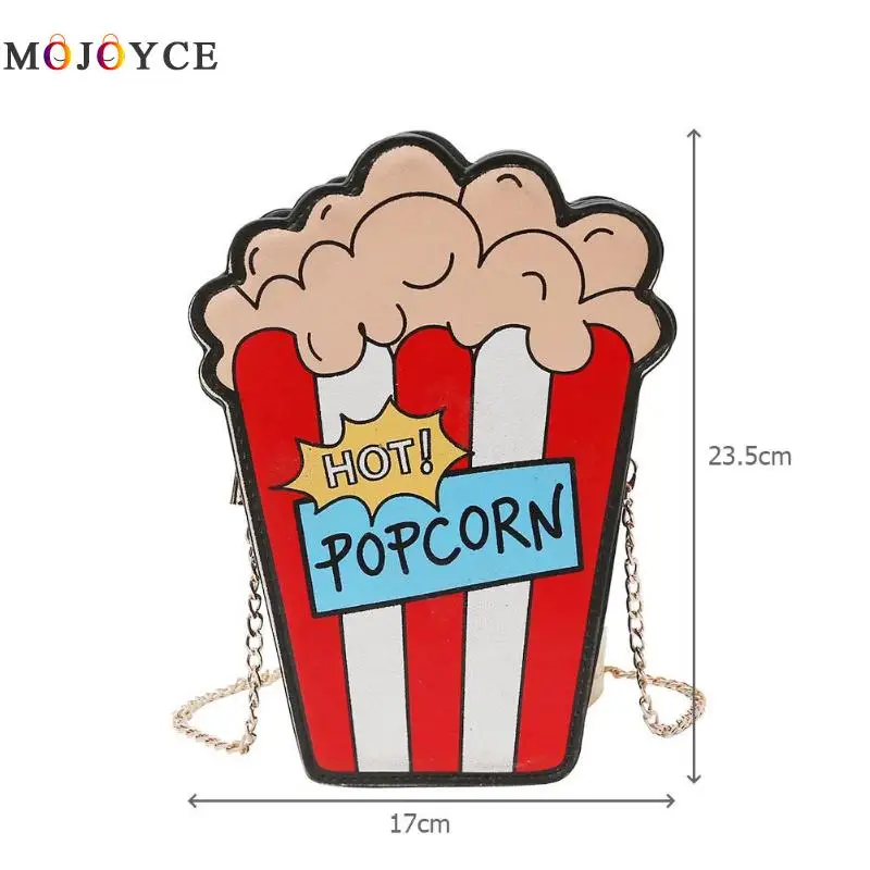 Женские сумки через плечо в форме попкорна из мультфильма Индивидуальные