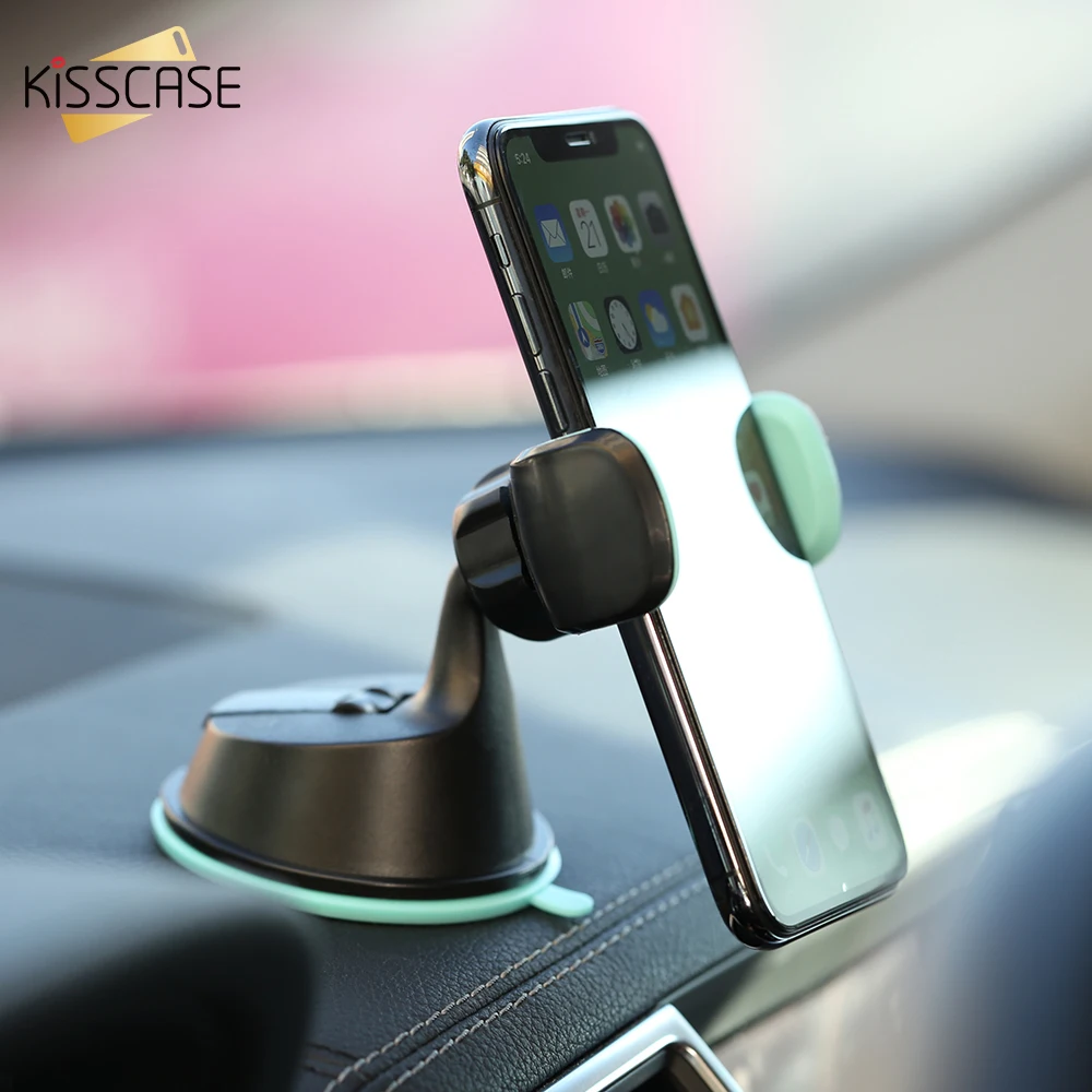 

KISSCASE UNIVERSAL Car Phone Holder For iPhone Huawei Flexible CAR PHONR HOLDER Adjustable Rotatable Car Stand For Smart Phone