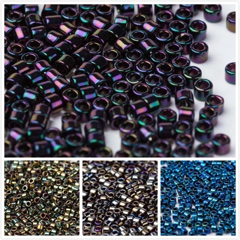 

Taidian DB4 Purple Iris Miyuki Delica Seedbeads for Christmas Garment Accessories 1/3grams/lot 1.6x1.3mm