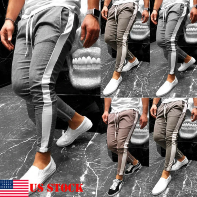 Men Pants Linen Drawstring Flax Pants Straight Full Length solid Linen Cotton Home Men's Trousers Fashion Pants Linen Size M-2XL