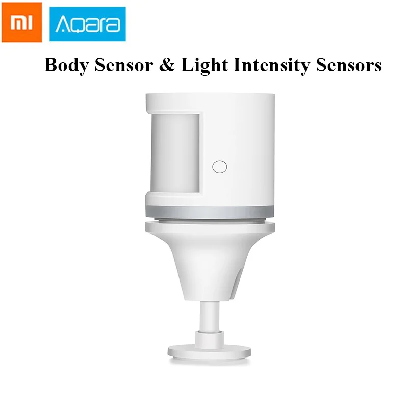 Aqara Human Body Sensor & Light Intensity Sensors Smart Movement Motion Sensor Zigbee wifi Wireless Work for Mi home APP