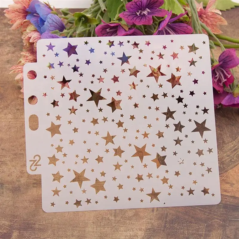 

Drawing Stencil Hollow Out Assorted Patterns Art Painting Stencils Painting Template for DIY Craft Cake Decor Scrapbooking